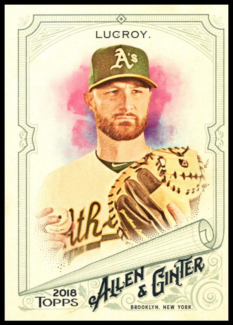 2018 Allen and Ginter #38 Jonathan Lucroy NM-MT 