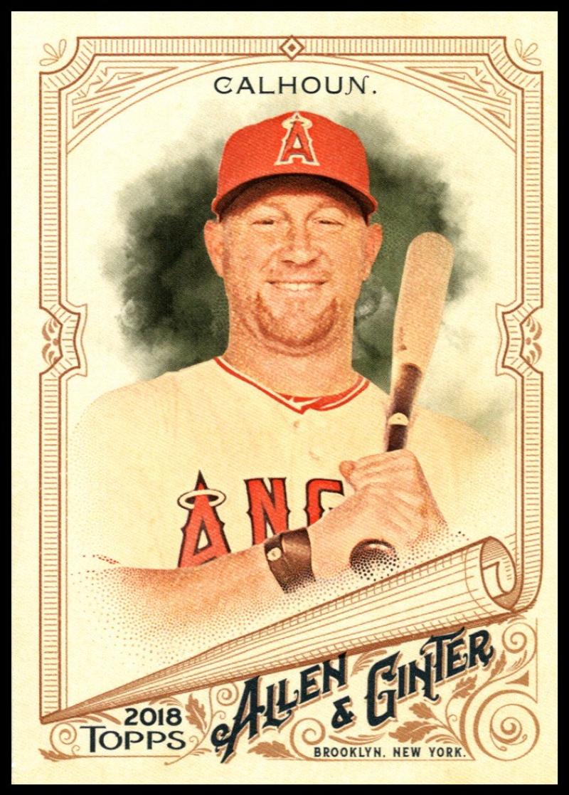 2018 Topps Allen and Ginter Baseball #46 Kole Calhoun Los Angeles Angels Official MLB Trading Card