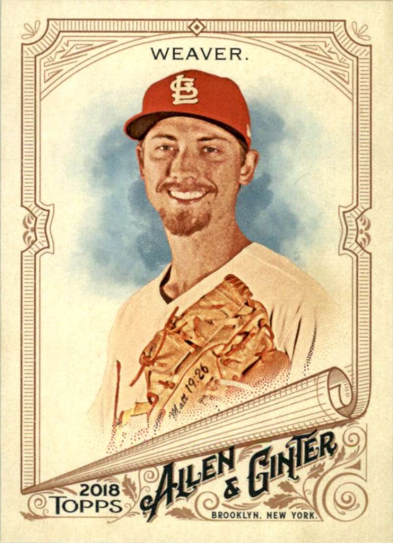 2018 Topps Allen and Ginter Baseball #49 Luke Weaver St. Louis Cardinals Official MLB Trading Card