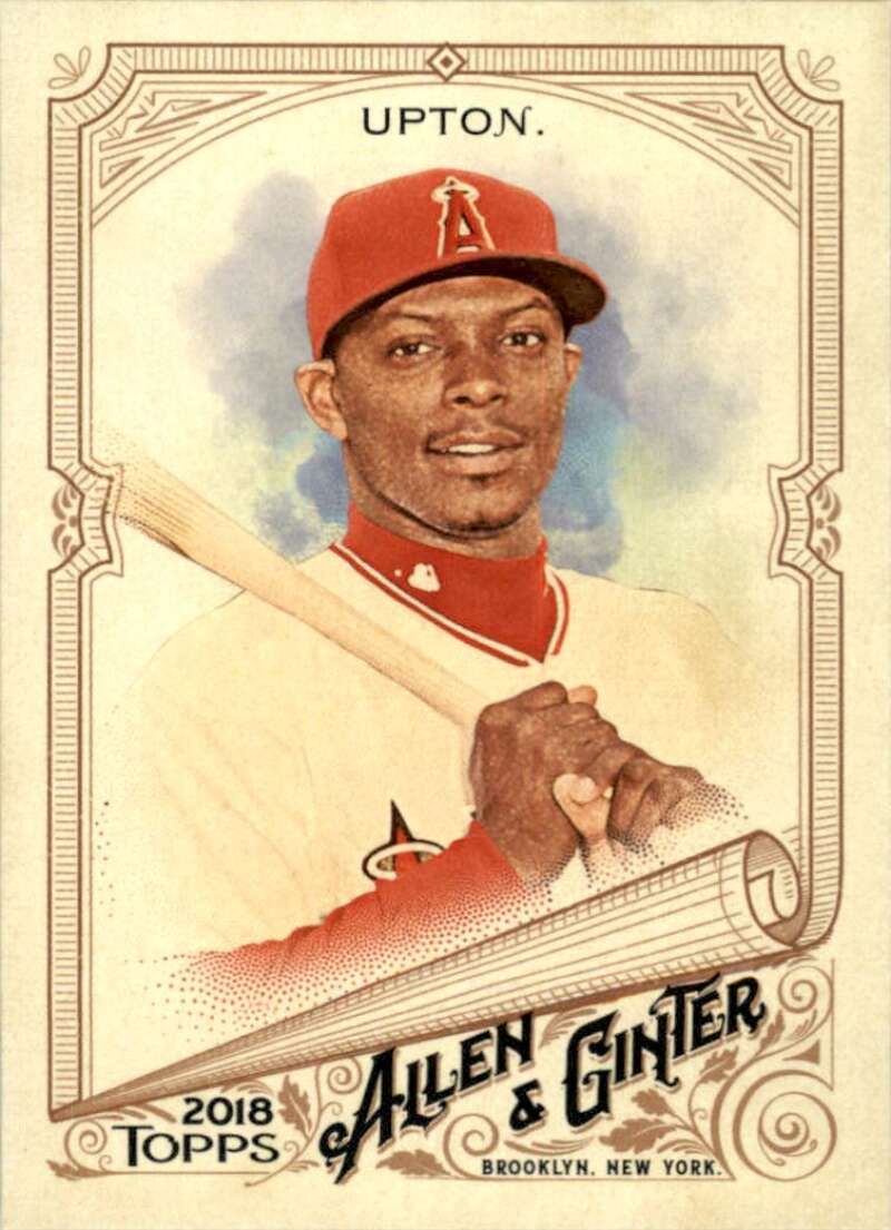 2018 Allen and Ginter Justin Upton #62 NM+ Angels