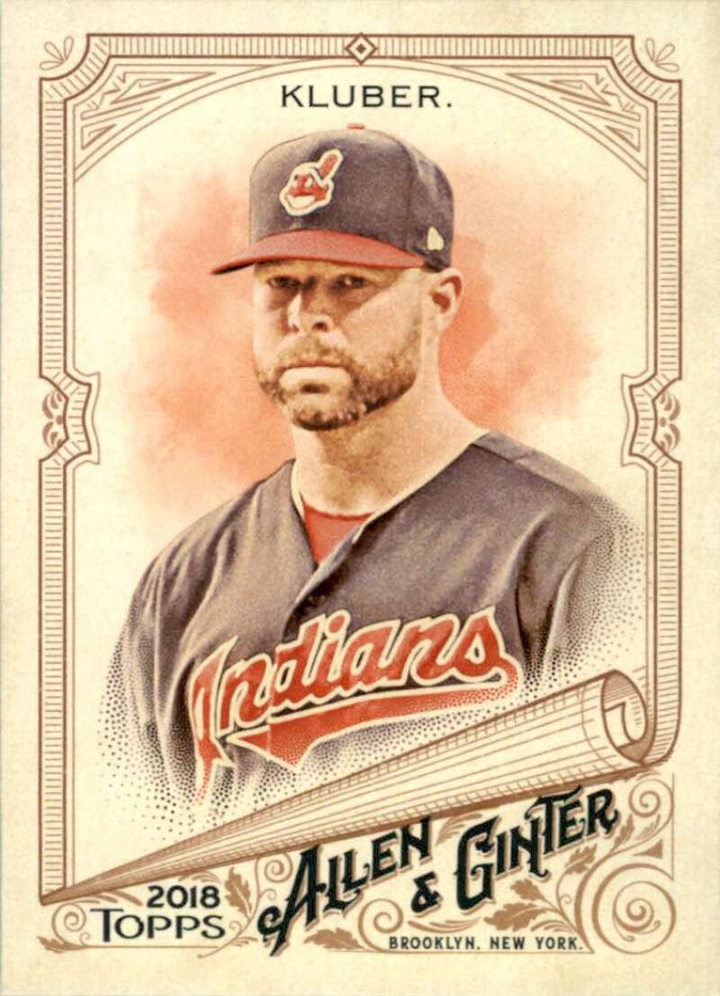 2018 Topps Allen and Ginter Baseball #117 Corey Kluber Cleveland Indians Official MLB Trading Card