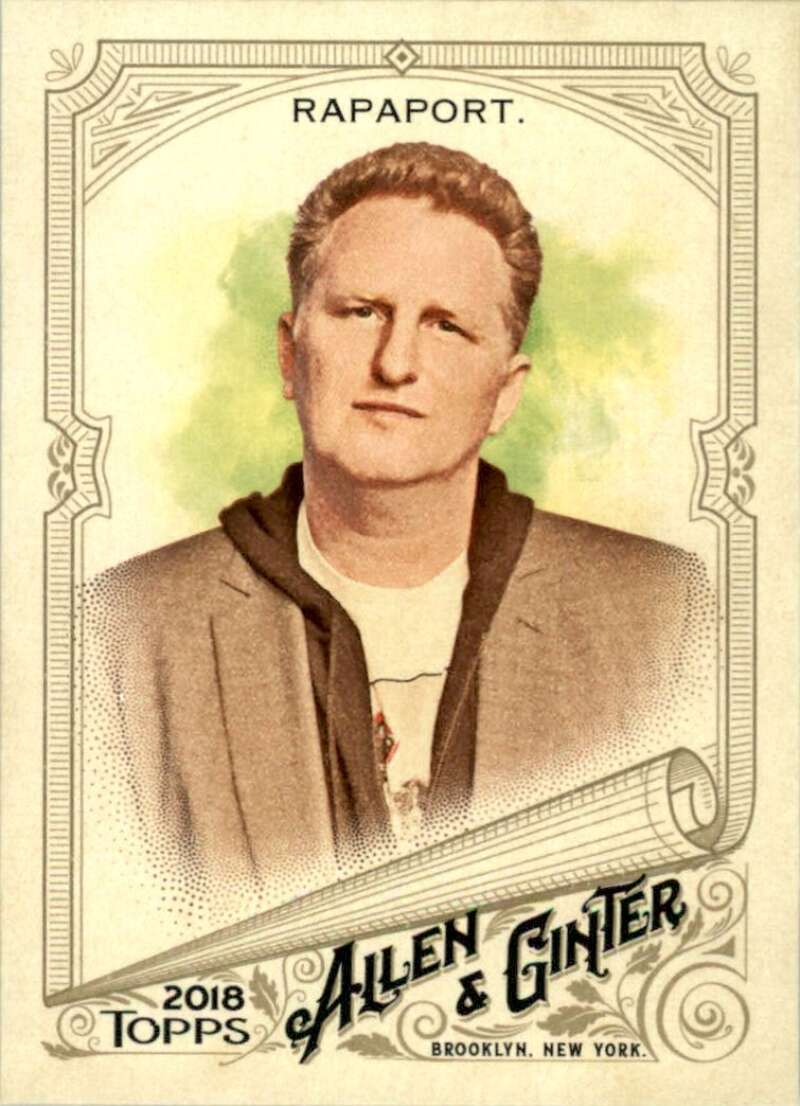 2018 Topps Allen and Ginter Baseball #139 Michael Rapaport Official MLB Trading Card