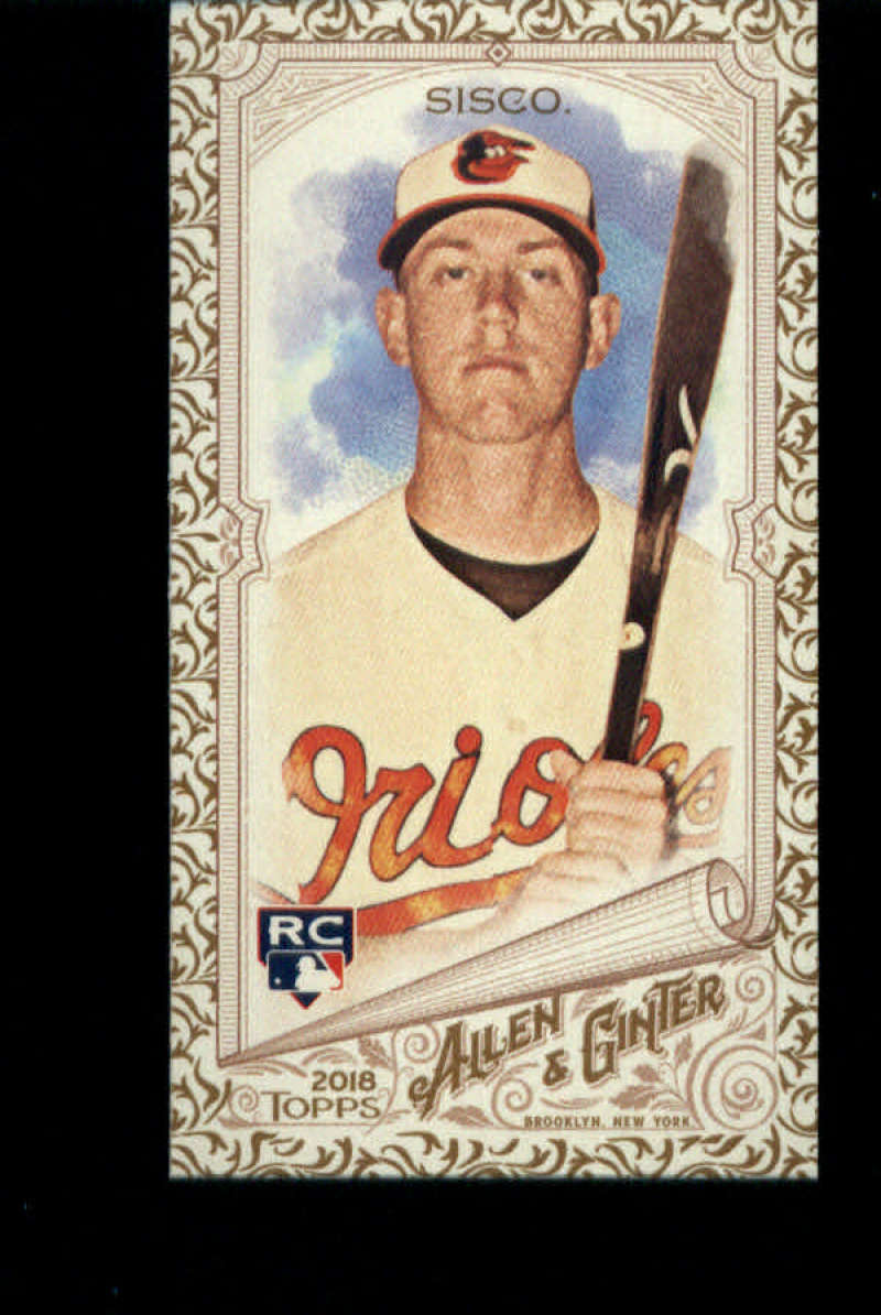 2018 Topps Allen and Ginter Mini Gold #232 Chance Sisco Baltimore Orioles RC Rookie  Official MLB Trading Card