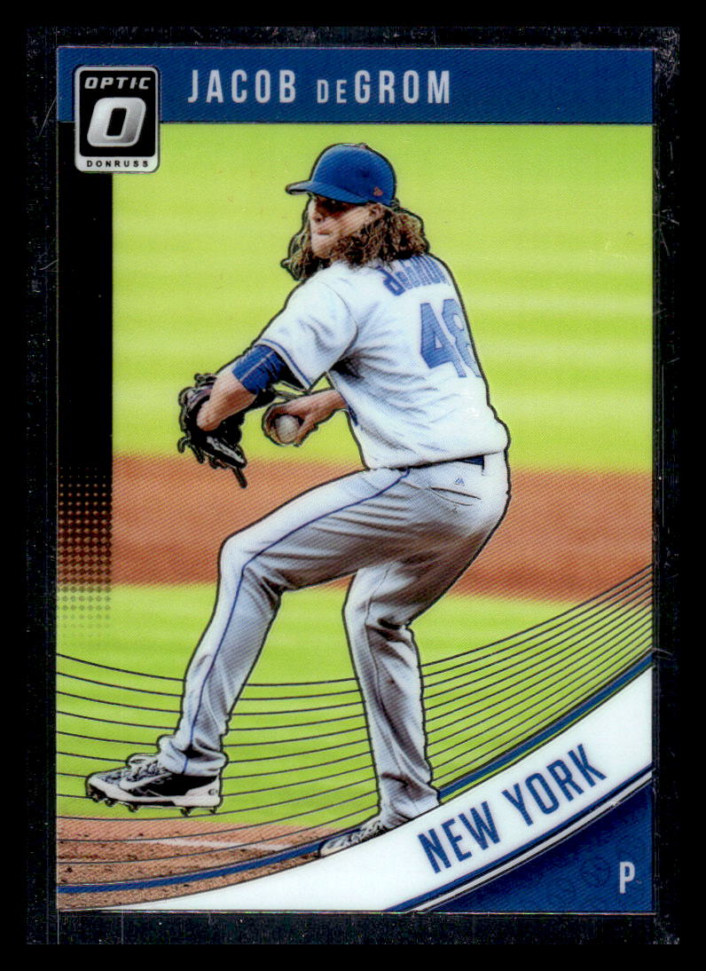 2018 Donruss Optic Baseball #112 Jacob deGrom New York Mets Trading Card