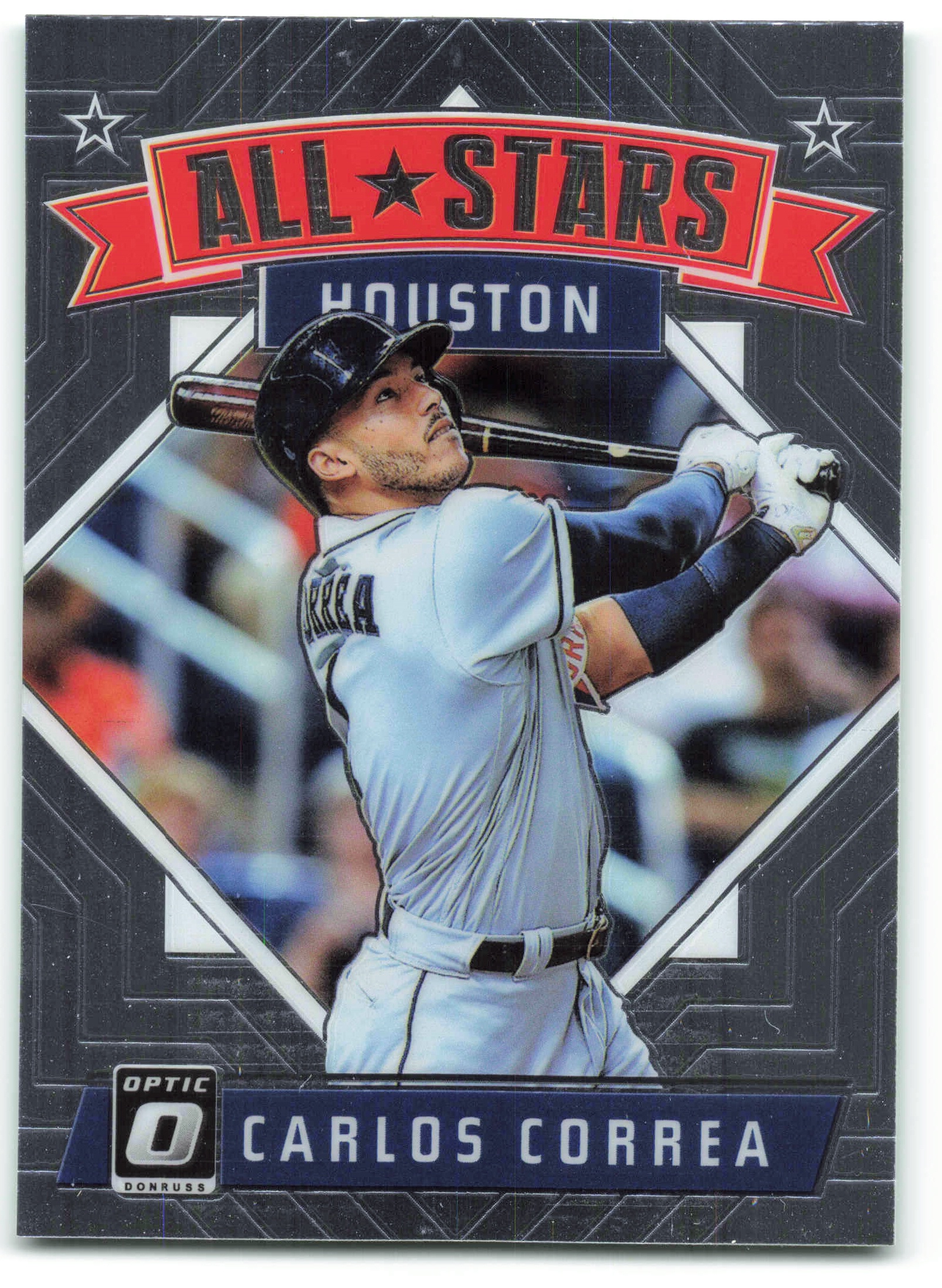 2018 Donruss Optic Baseball #170 Carlos Correa Houston Astros All Star Trading Card