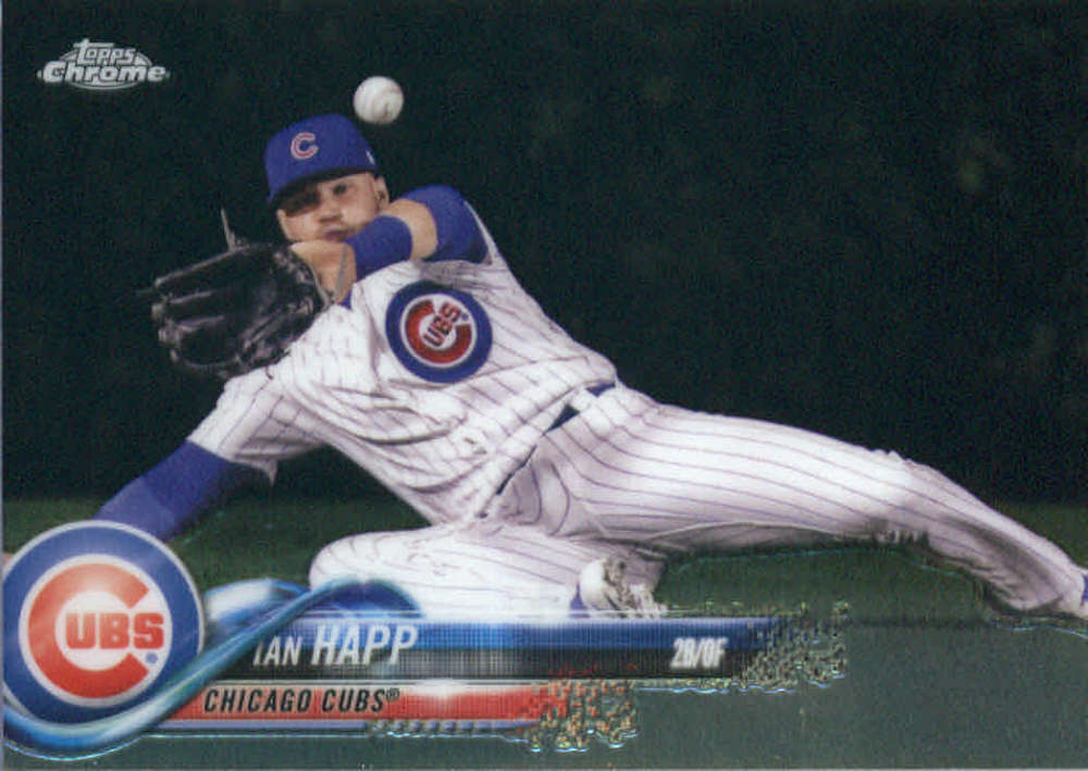 2018 Topps Chrome Baseball #51 Ian Happ Chicago Cubs MLB Trading Card