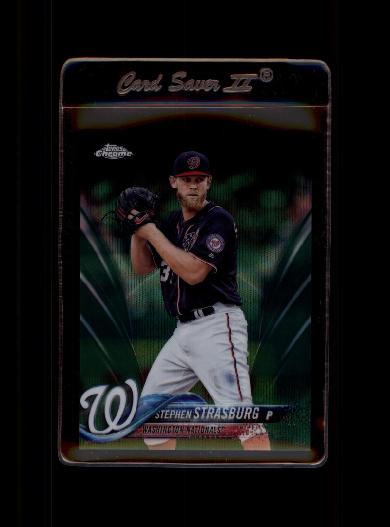 2018 Topps Chrome Refractors Green Wave