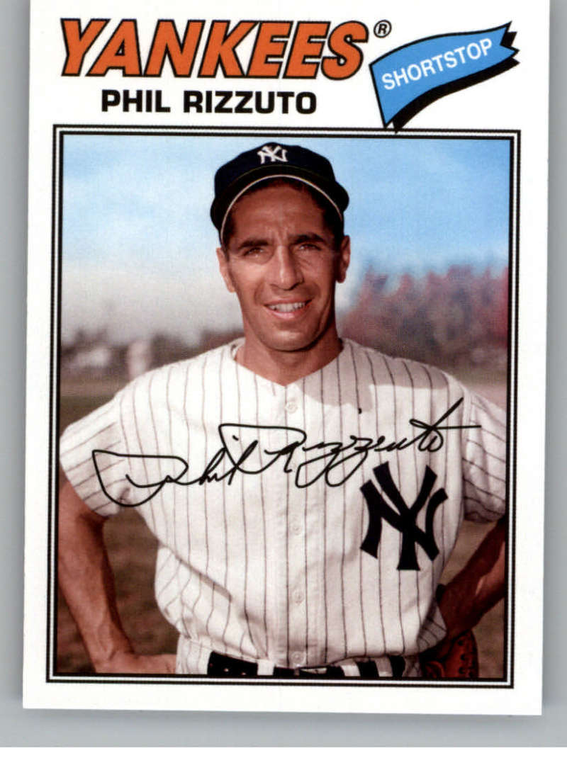 2018 Topps Archives Baseball #148 Phil Rizzuto New York Yankees 1977 Topps Design