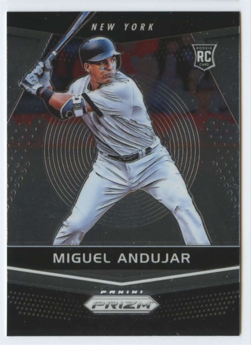 2018 Panini Chronicles Prizm #9 Miguel Andujar New York Yankees RC Rookie Card
