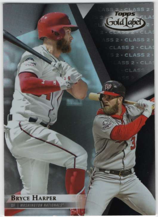 2018 Topps Gold Label Class 2 Black