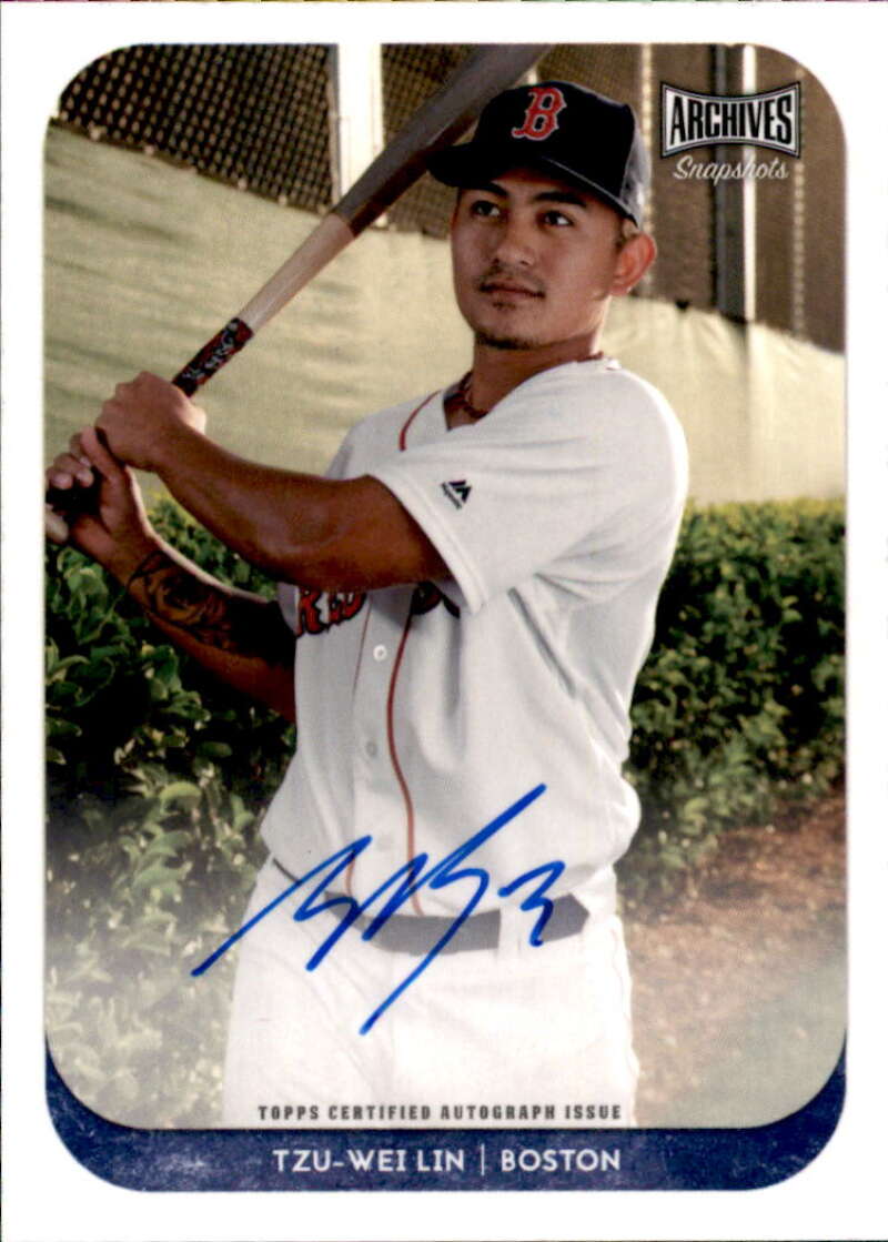 2018 Topps Archives Snapshots Autographs