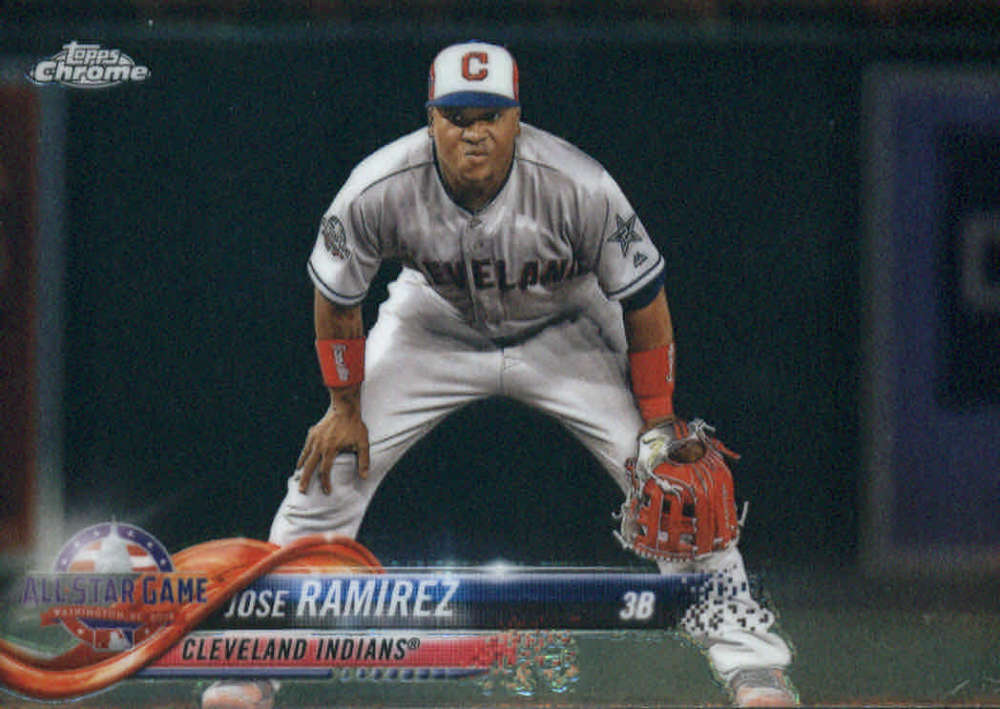 2018 Topps Chrome Update #HMT64 Jose Ramirez NM-MT Cleveland Indians 
