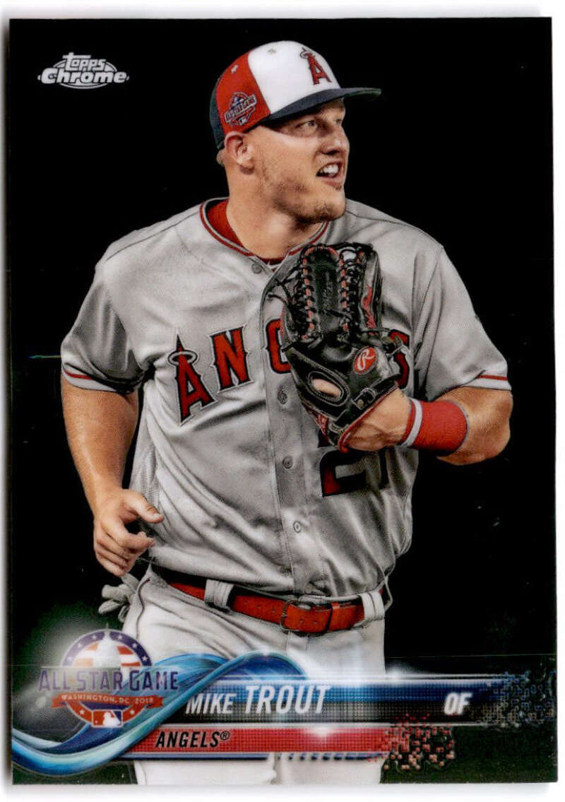 2018 Topps Chrome Update #HMT69 Mike Trout NM-MT Los Angeles Angels 