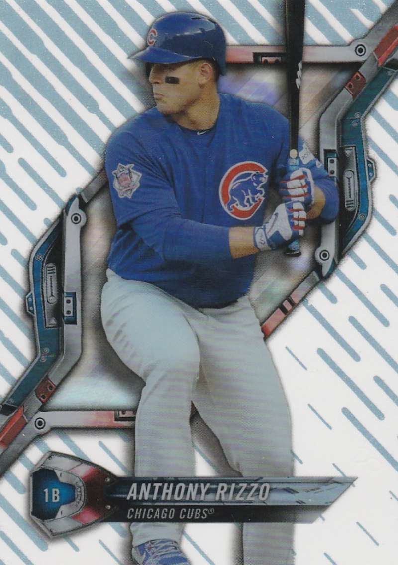 2018 Topps High Tek Pattern 1 #HT-AR Anthony Rizzo Chicago Cubs 