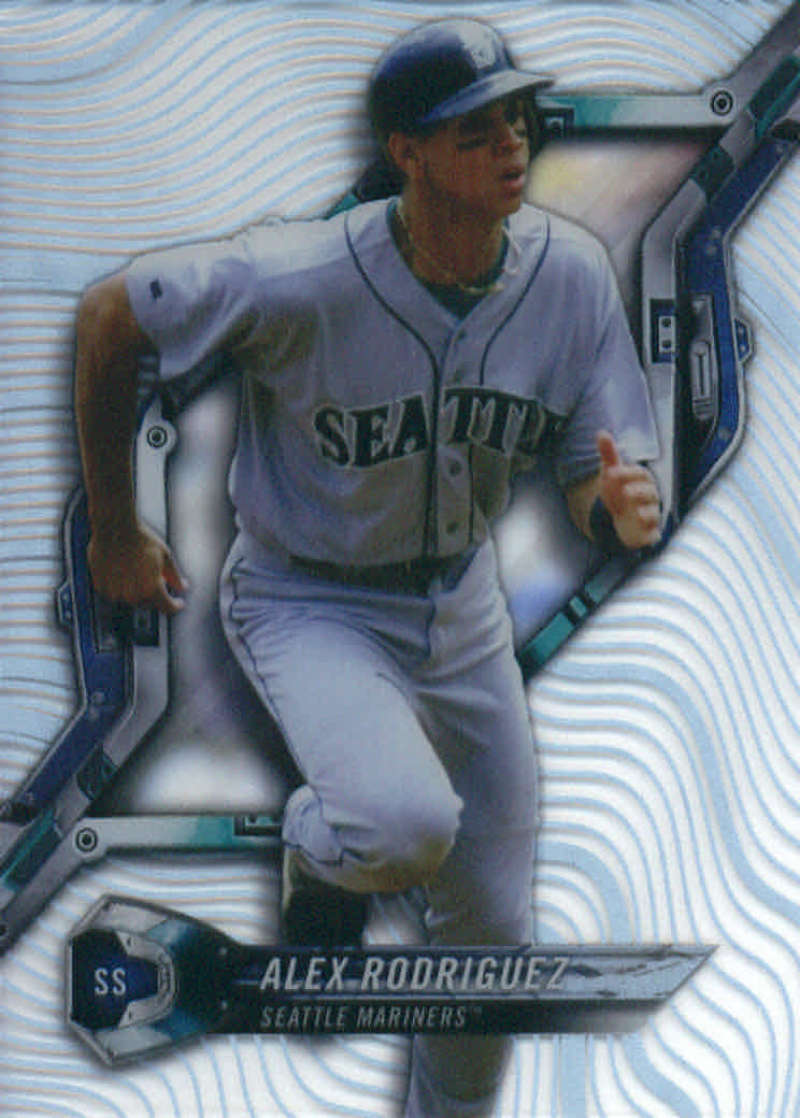 2018 Topps High Tek Pattern 1 Baseball Card #HT-ARD Alex Rodriguez Seattle Mariners  Official MLB Trading Card by Topps