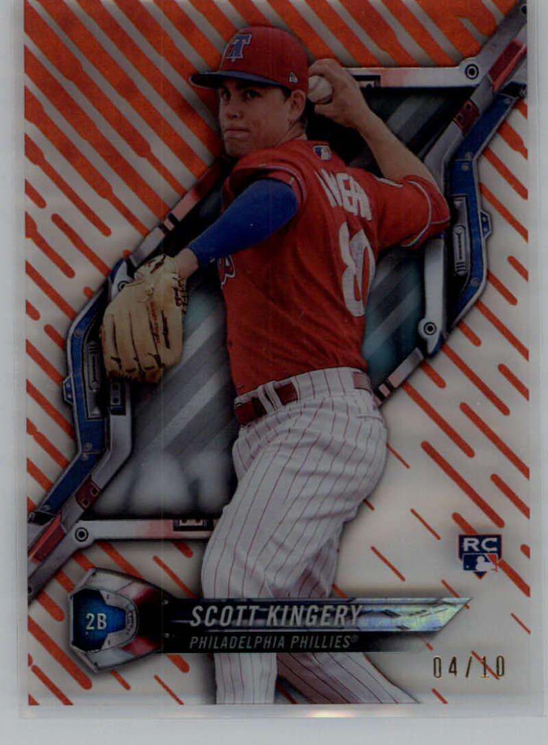 2018 Topps High Tek Pattern 7 Galactic Diffractor Red