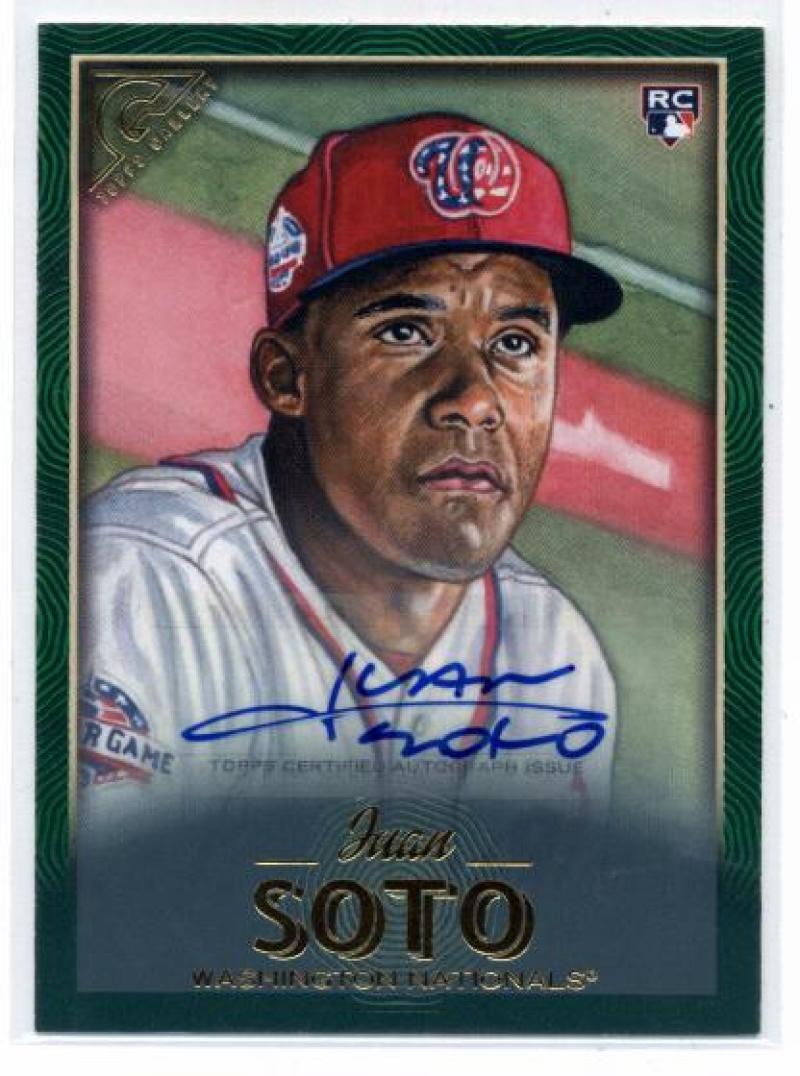 2018 Topps Gallery Autographs Green