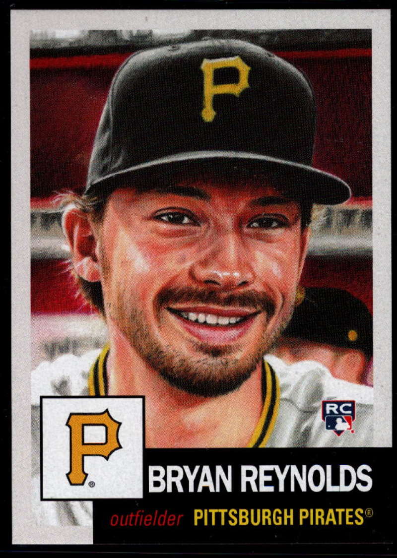2019 Topps MLB The Living Set #239 Bryan Reynolds RC Rookie Pittsburgh Pirates Official Baseball Trading Card with Facsimile Red Autograph on Back Con