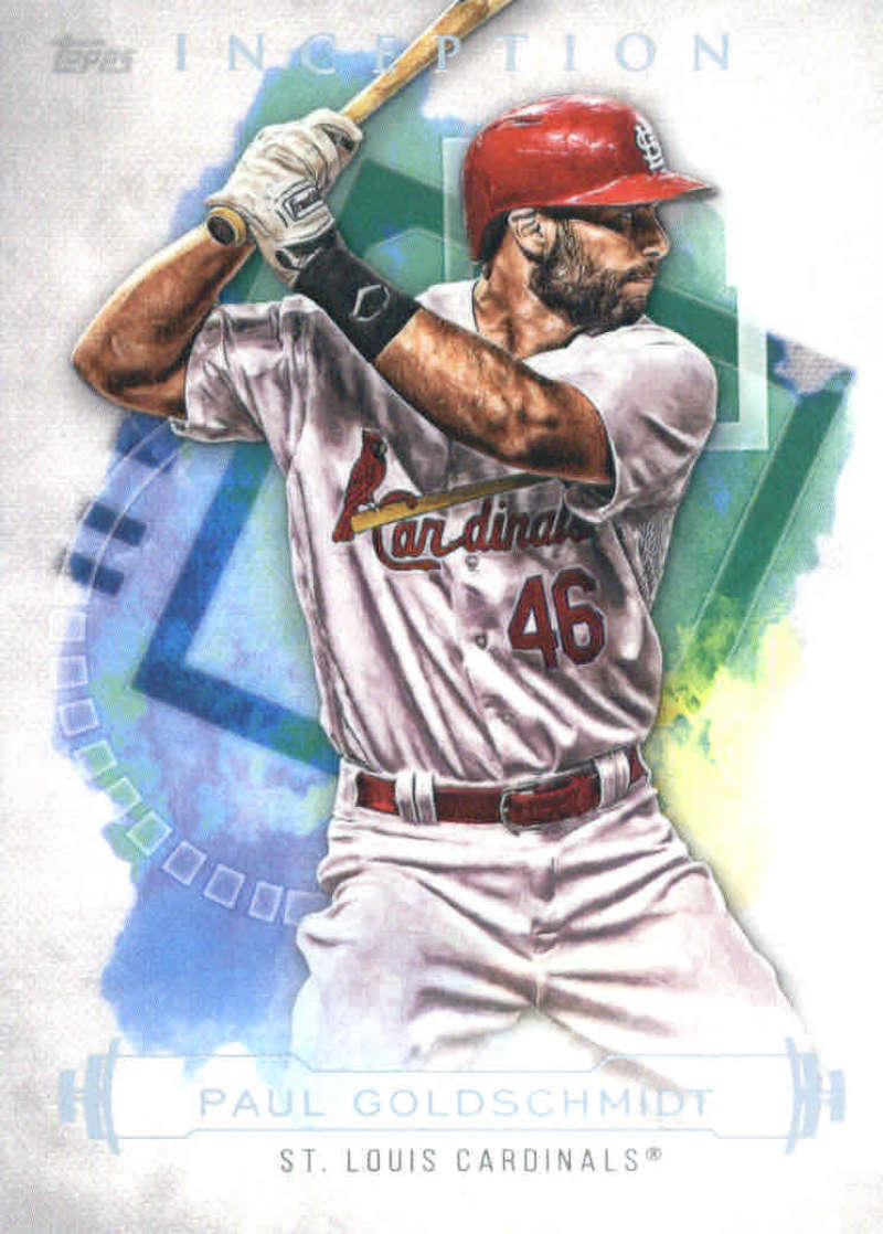 2019 Topps Inception Baseball #38 Paul Goldschmidt St. Louis Cardinals  Official MLB Trading Card