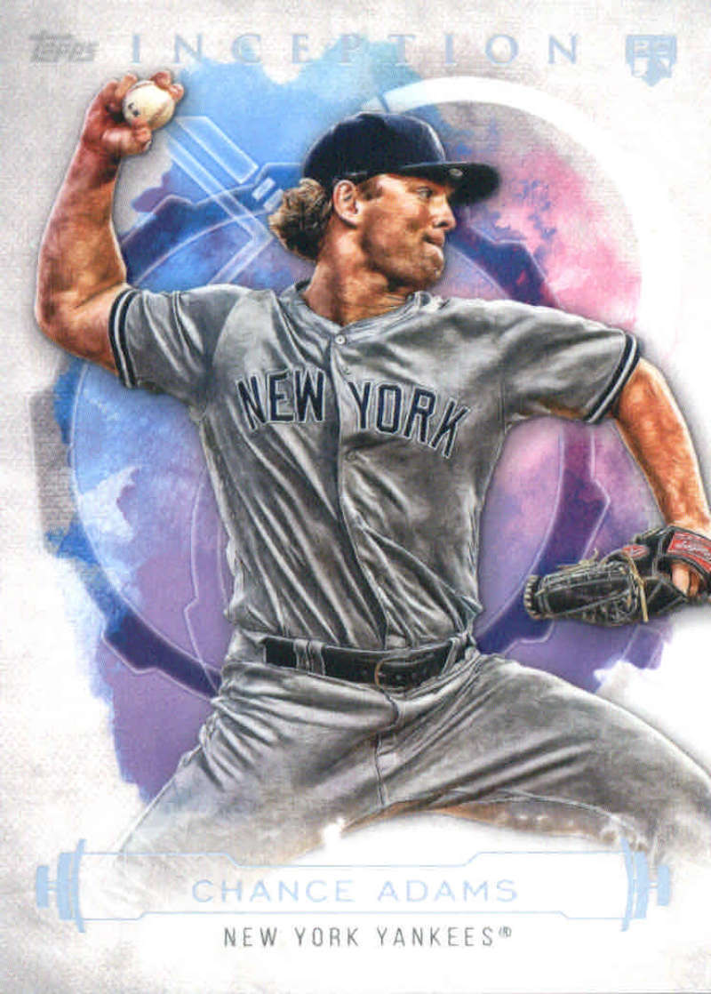 2019 Topps Inception Baseball #59 Chance Adams New York Yankees  RC Rookie  Official MLB Trading Card