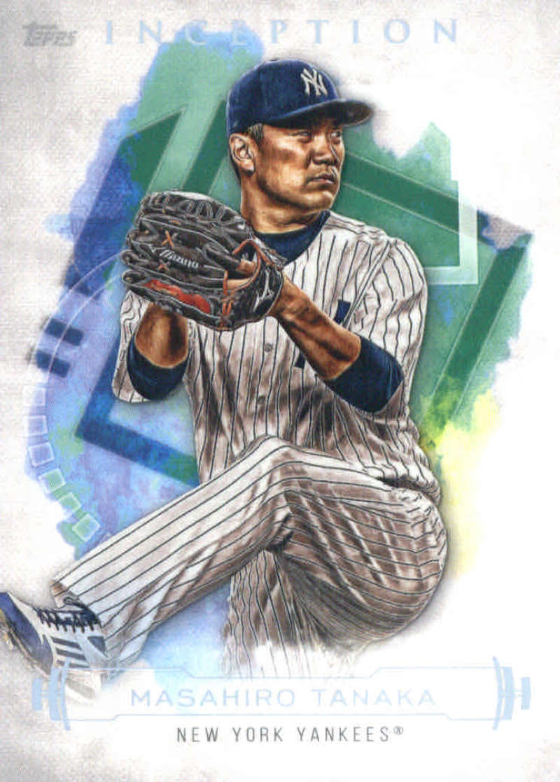 2019 Topps Inception Baseball #74 Masahiro Tanaka New York Yankees  Official MLB Trading Card