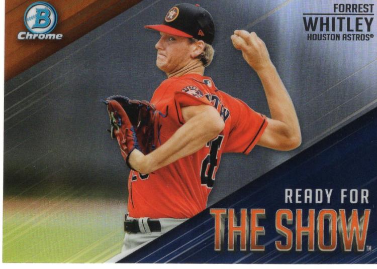 2019 Bowman Ready for the Show Forrest Whitley #RFTS-12 NM+ Astros