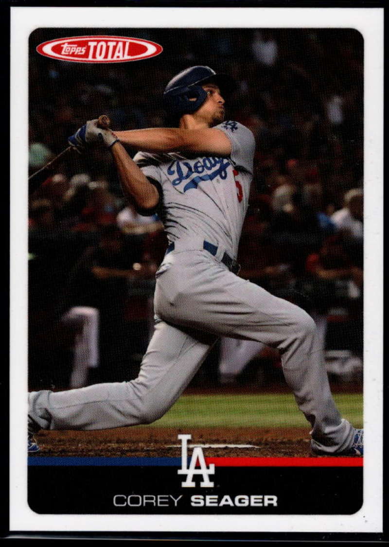 2019 Topps Total (Wave 8) Baseball #756 Corey Seager  Los Angeles Dodgers  Official MLB Trading Card ONLINE EXCLUSIVE limited print run