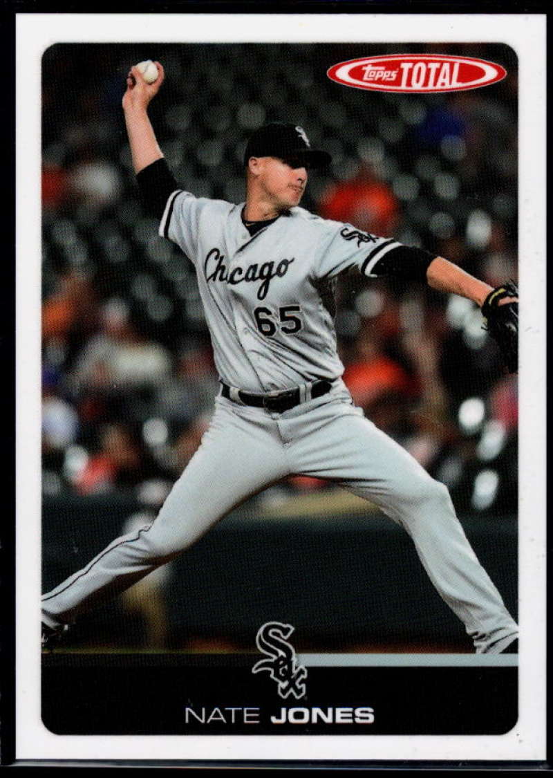2019 Topps Total (Wave 8) Baseball #759 Nate Jones  Chicago White Sox  Official MLB Trading Card ONLINE EXCLUSIVE limited print run