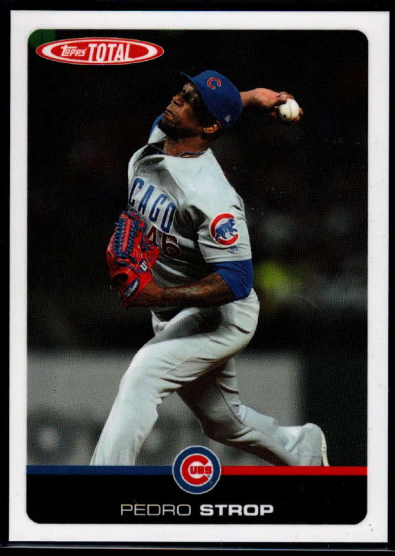 2019 Topps Total (Wave 8) Baseball #763 Pedro Strop  Chicago Cubs  Official MLB Trading Card ONLINE EXCLUSIVE limited print run