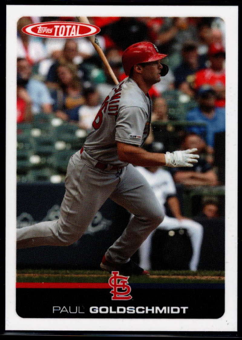 2019 Topps Total (Wave 8) Baseball #800 Paul Goldschmidt  St. Louis Cardinals  Official MLB Trading Card ONLINE EXCLUSIVE limited print run