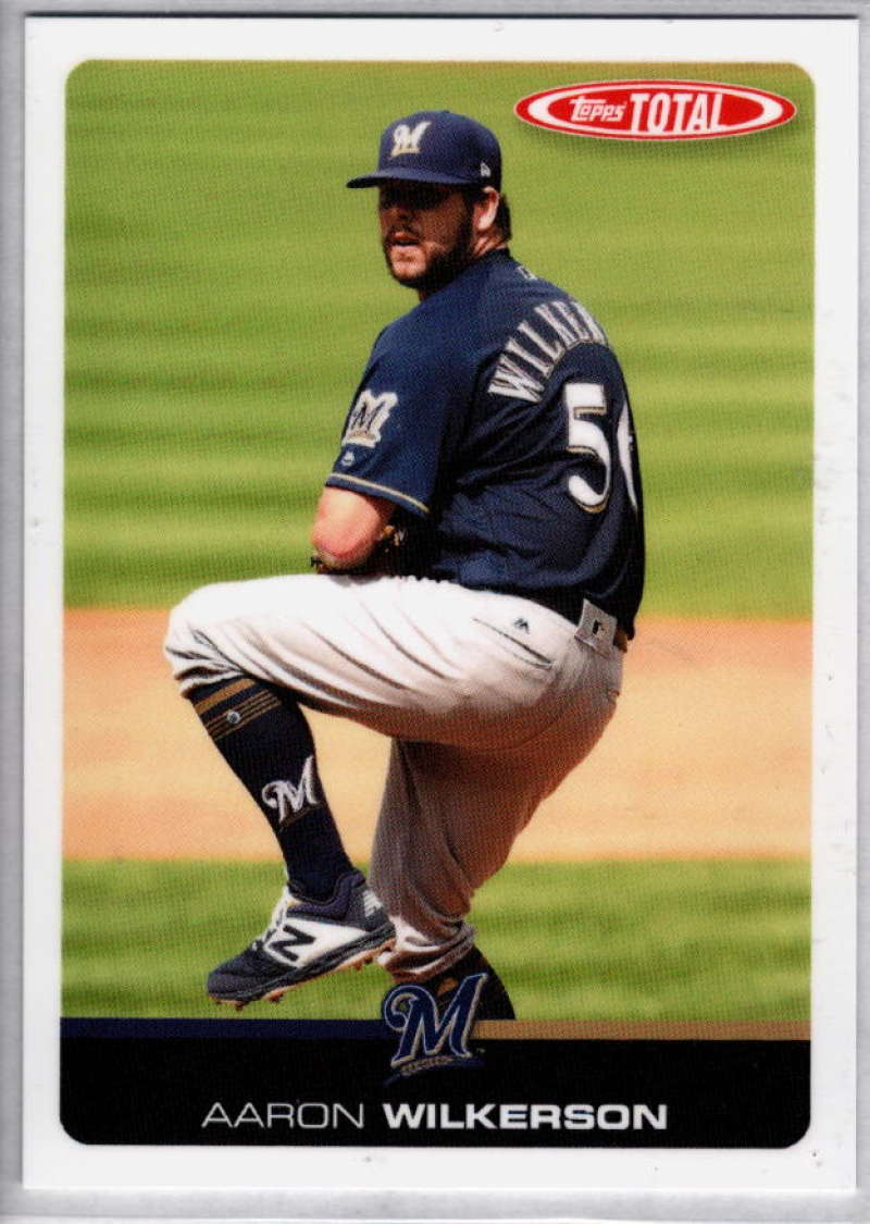 2019 Topps Total (Wave 9) Baseball #804 Aaron Wilkerson  Milwaukee Brewers  Official MLB Trading Card ONLINE EXCLUSIVE Limited Print Run