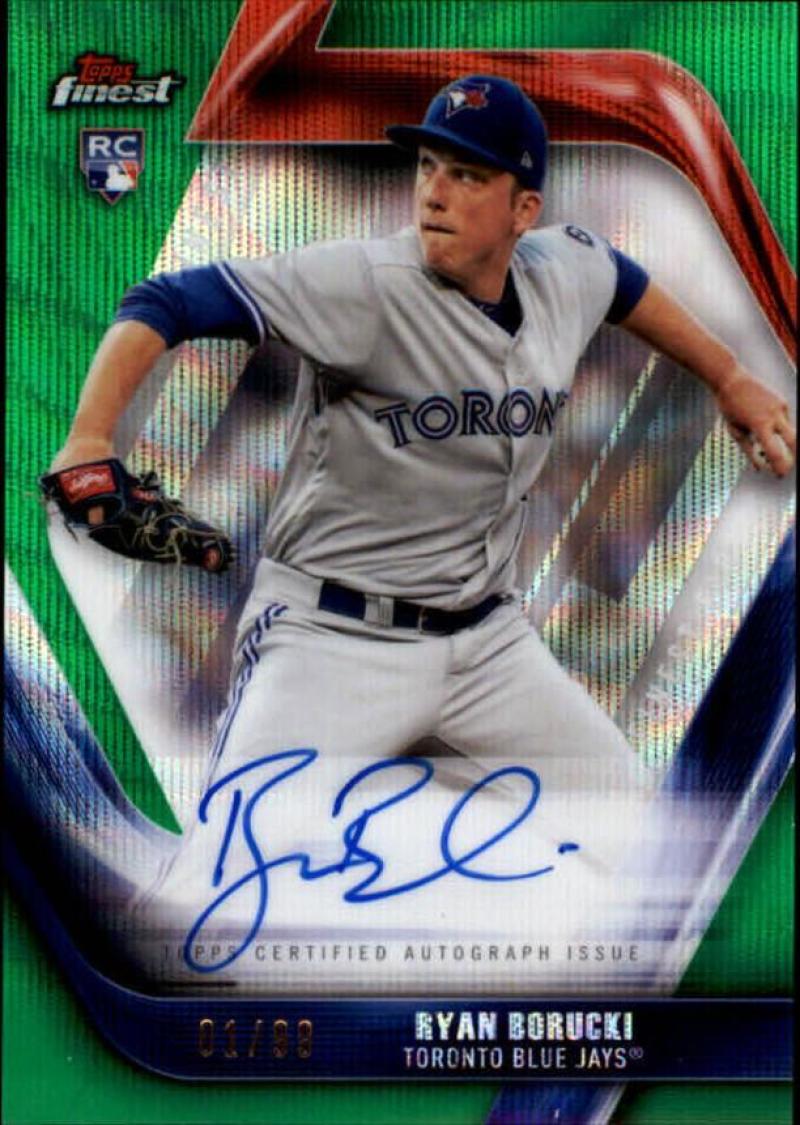 2019 Topps Finest Firsts Autograph Refractors Green Wave