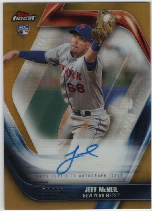 2019 Topps Finest Firsts Autograph Refractors Gold