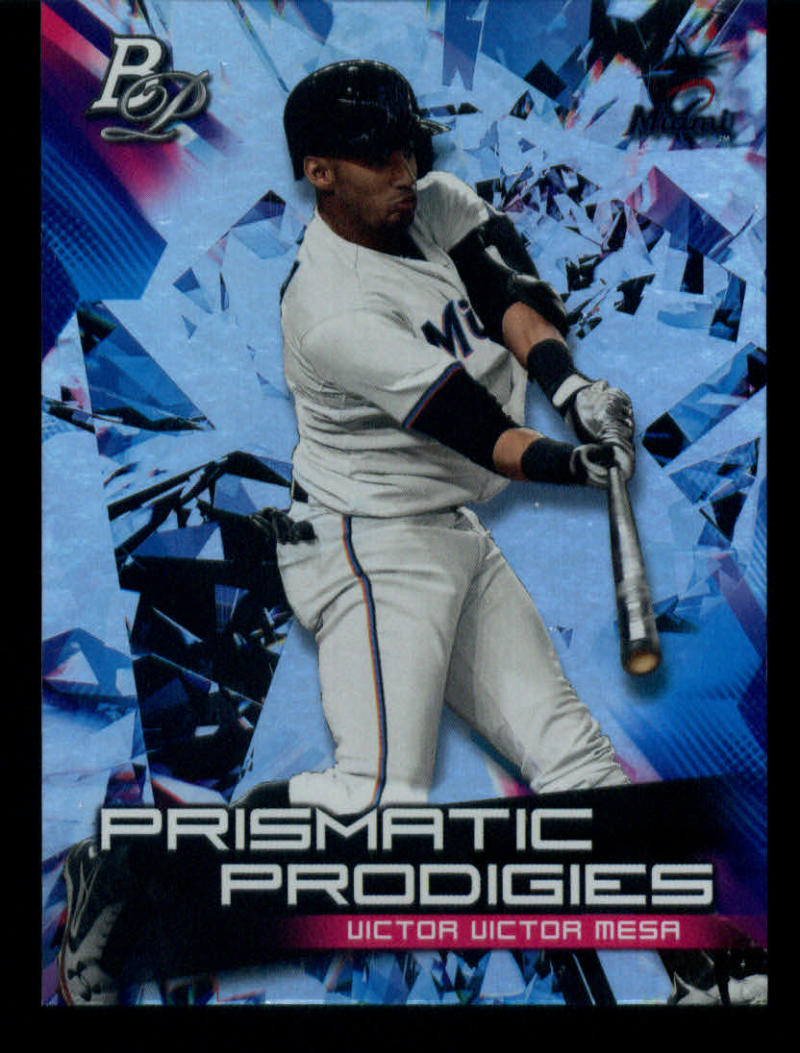 2019 Bowman Platinum Prismatic Prodigies Baseball #PPP-2 Victor Victor Mesa Miami Marlins Official MLB Retail Only Tradi
