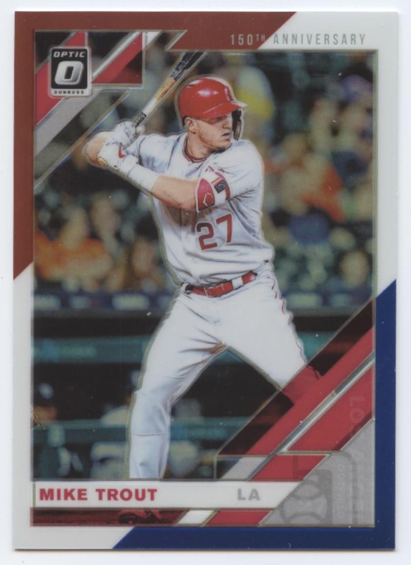 2019 Donruss Optic Red White and Blue 150th Anniversary