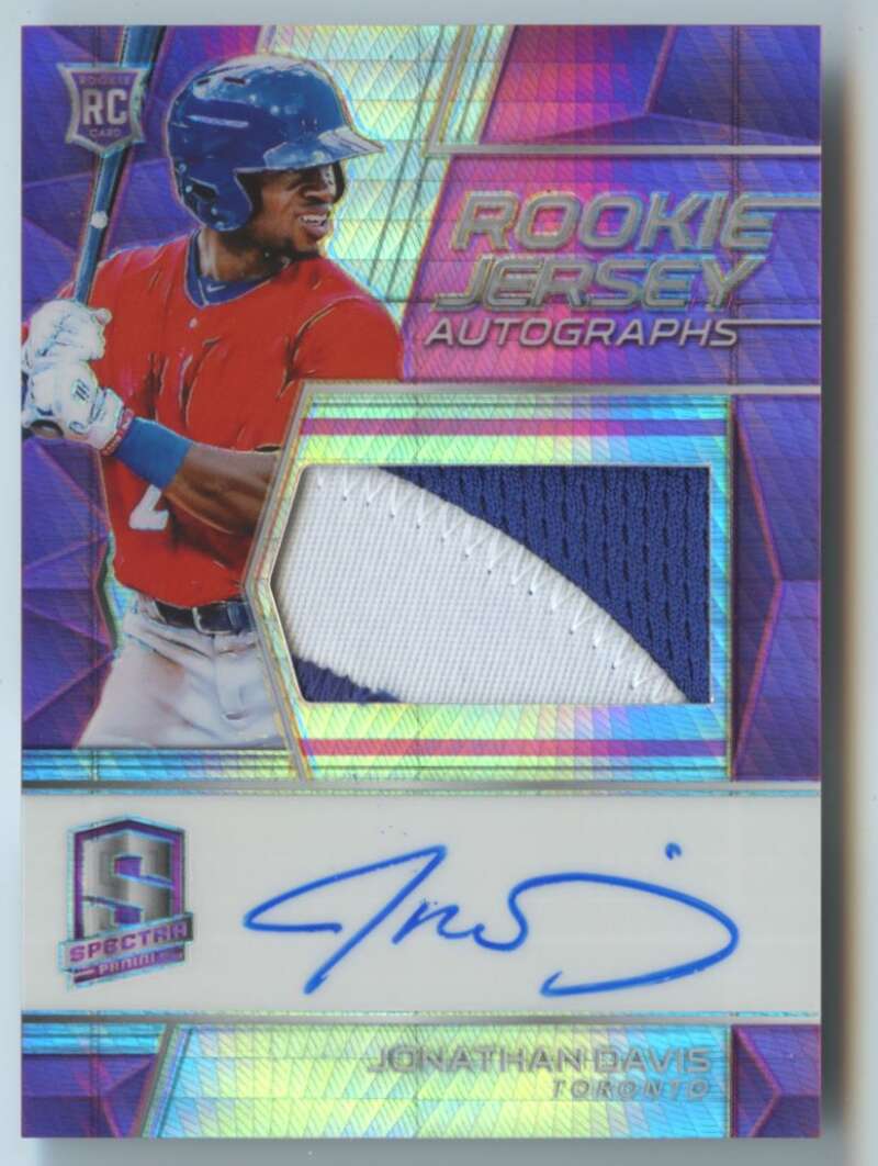 2019 Panini Chronicles Spectra Rookie Jersey Autographs Neon Pink
