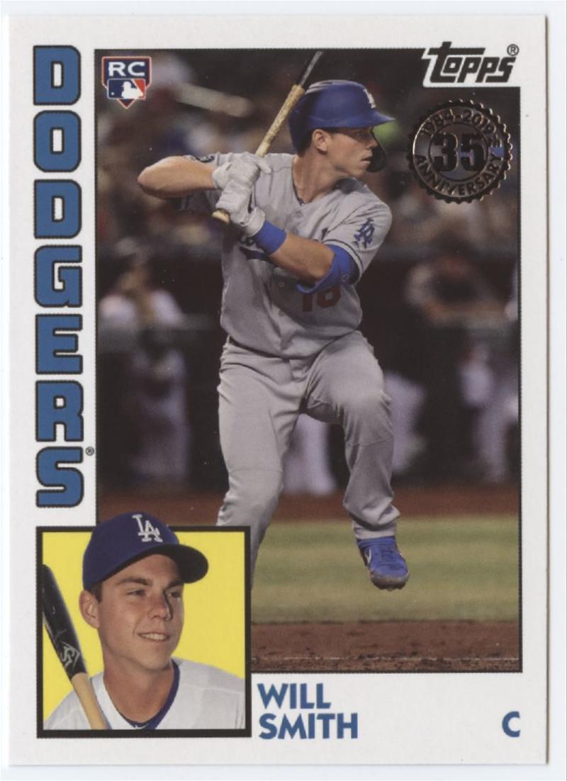 2019 Topps Update 1984 Topps #84-37 Will Smith Los Angeles Dodgers  MLB Baseball Trading Card