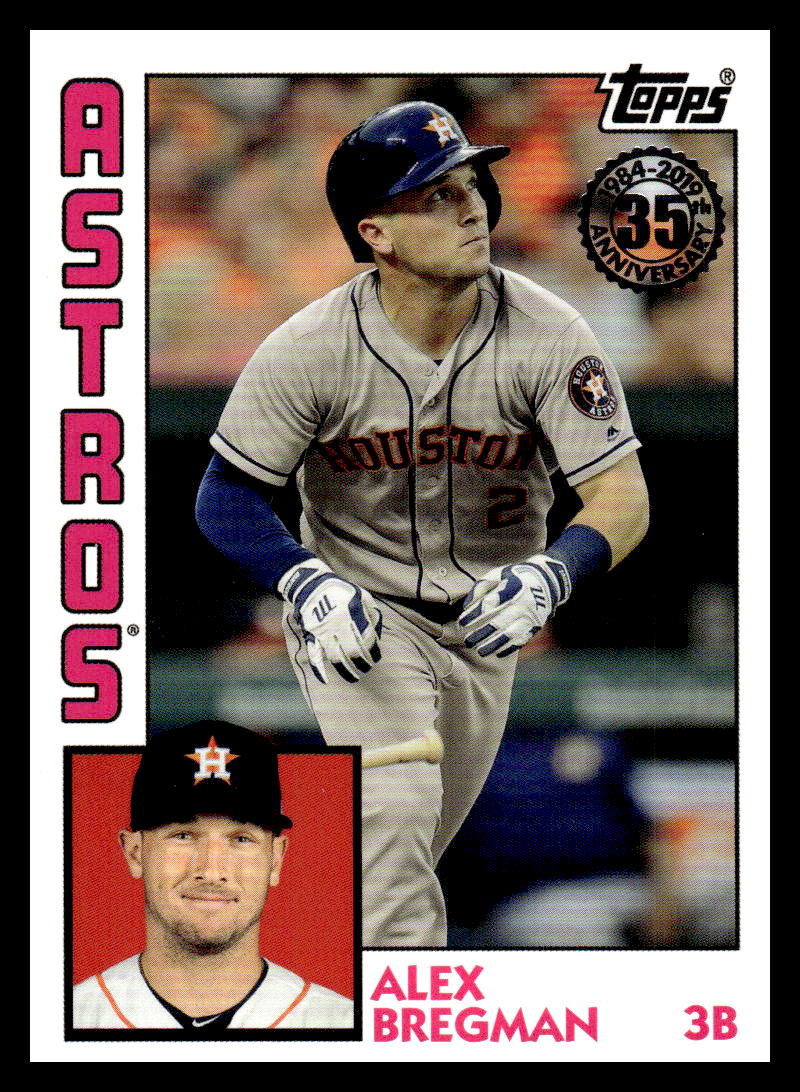 2019 Topps Update 1984 Topps #84-49 Alex Bregman Houston Astros  MLB Baseball Trading Card