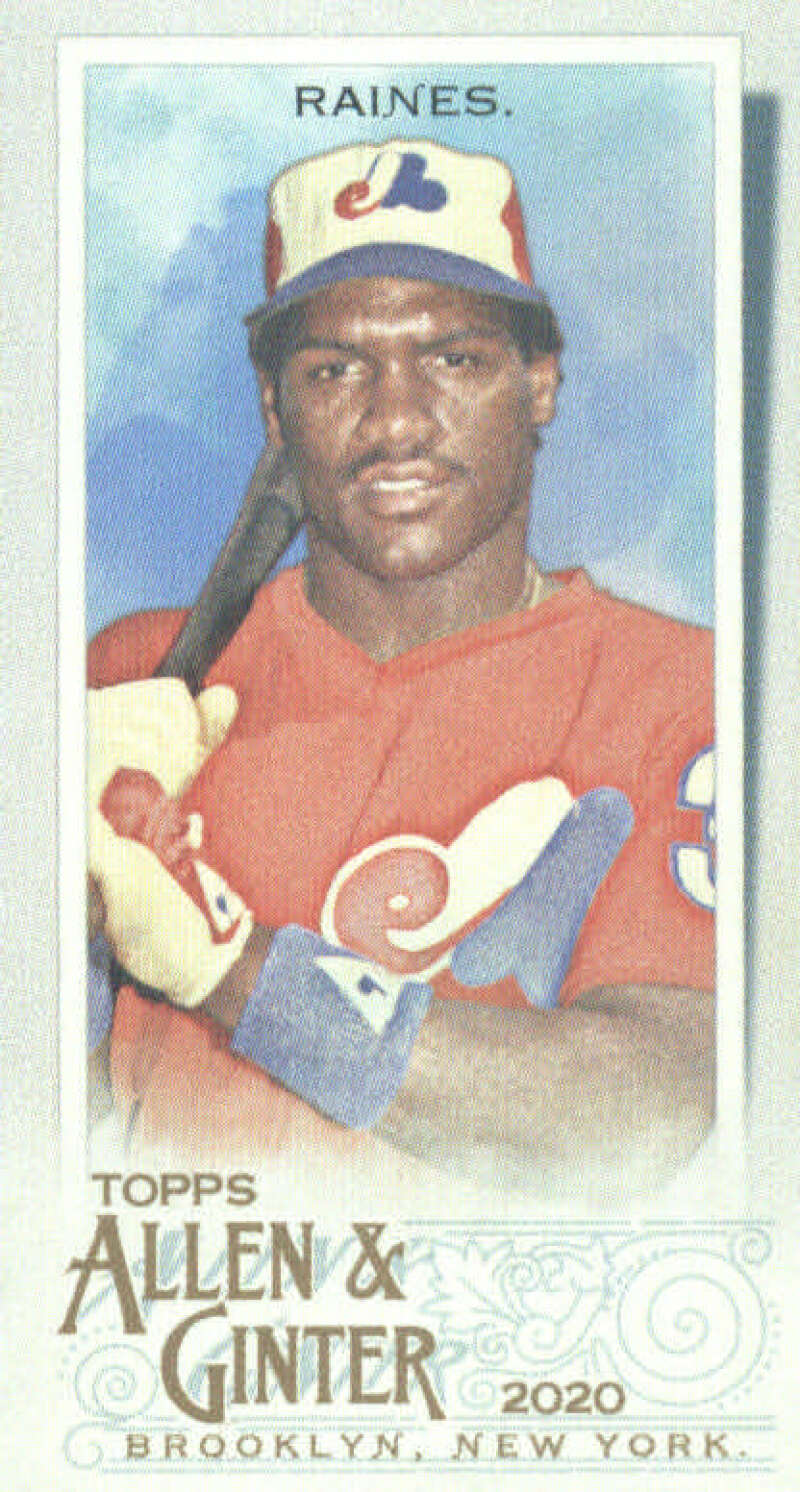 2020 Allen and Ginter Mini Tim Raines #301 NM Near Mint SP Expos