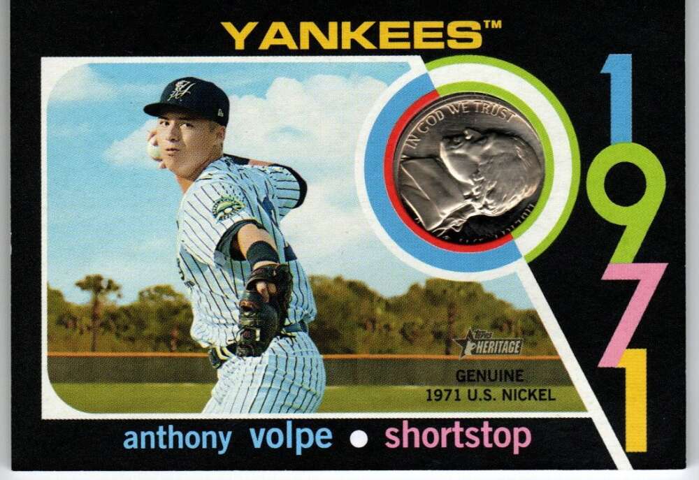 2020 Topps Heritage Minor League 1971 Mint Relics