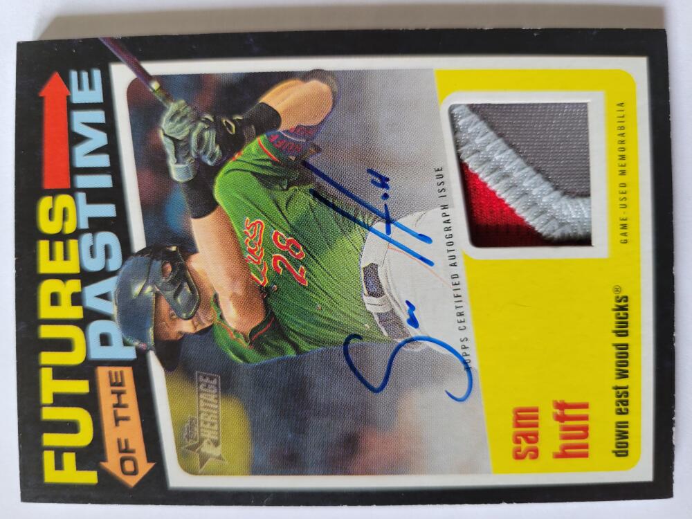 2020 Topps Heritage Minor League Futures of the Pastime Relic Autographs