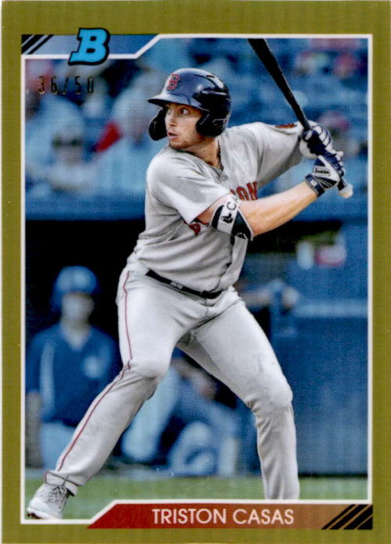 2020 Bowman Heritage Chrome Prospects Refractor Gold