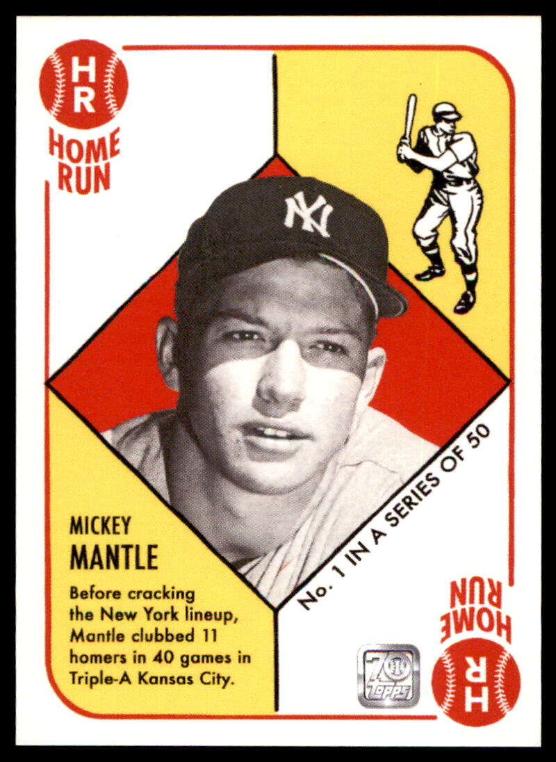 2021 Topps X Mickey Mantle Collection 