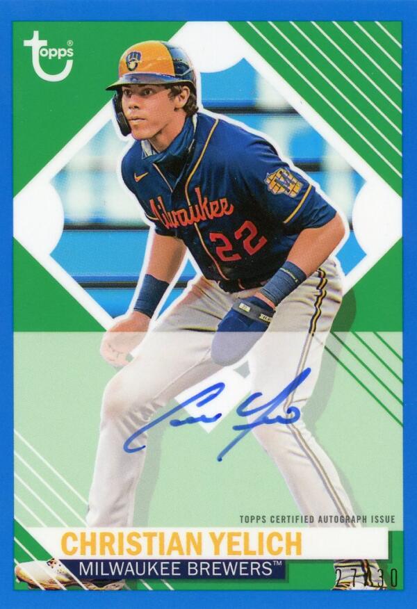 2021 Topps Brooklyn Collection Autographs Blue