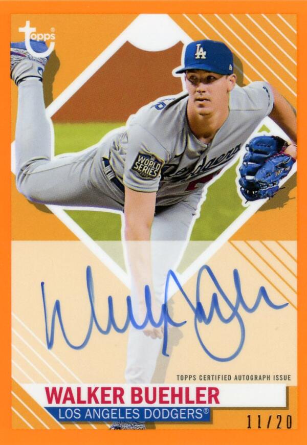 2021 Topps Brooklyn Collection Autographs Orange