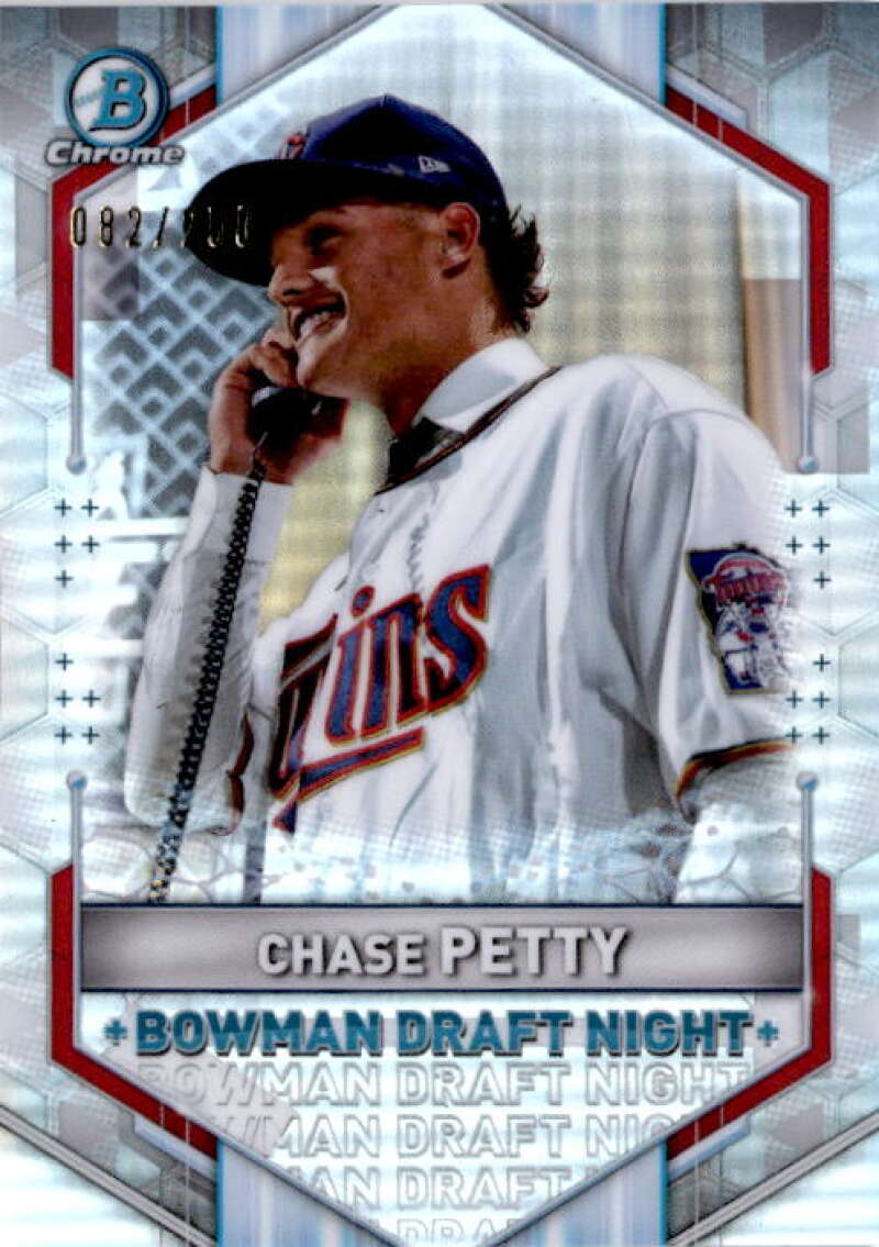 2021 Bowman Draft Draft Night Refractor