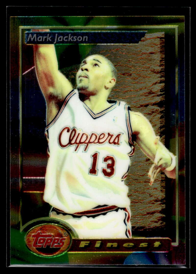 1993-94 Topps Finest #8 Mark Jackson NM-MT Los Angeles Clippers Basketball 