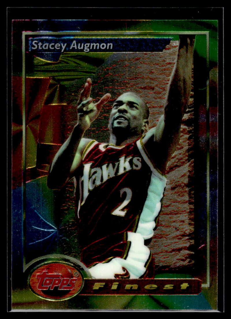 1993-94 Topps Finest #32 Stacey Augmon Atlanta Hawks 