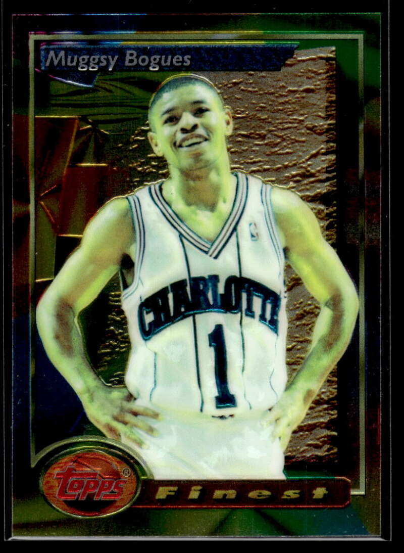1993-94 Topps Finest Refractor Tyrone Bogues Muggsy #53 