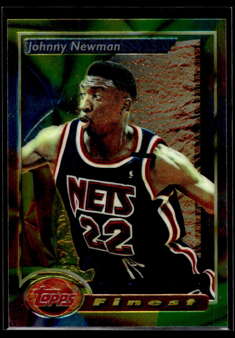 1993-94 Topps Finest #83 Johnny Newman NM-MT New Jersey Nets Basketball 